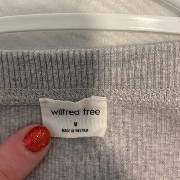 Wilfred waffle knit crop top long sleeve - Picture 2 of 4